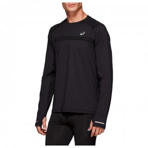 Image of Asics Thermo Long Sleeve T Shirt Mens - Black