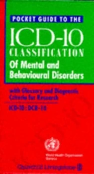 Image of Pocket Guide to the Icd-10 Classification of Mental and Behavioural Disorders by John E Cooper Paperback