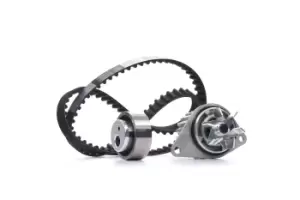 Image of CONTITECH Water Pump + Timing Belt Kit PEUGEOT,CITROEN CT607WP1 1611897880,1611897880
