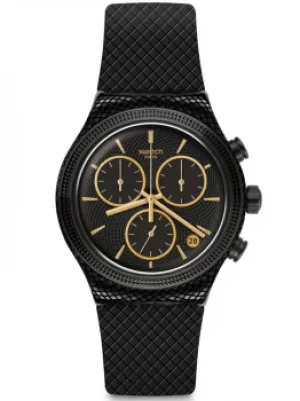 Image of Swatch Irony Crazy For Precious Black Watch YVB408