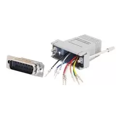 Image of C2G RJ45 to DB15 Male Modular Adapter
