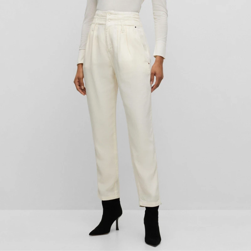 Image of Boss C_Tecla1-D Trousers White female 10