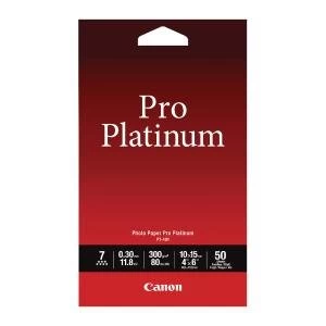 Image of Canon Pro Platinum Photo Paper 4 x 6" Pack of 50 2768B014