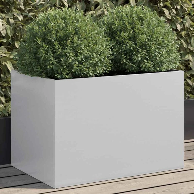 Image of VIDAXL Planter Silver 62x40x39cm Galvanised Steel Vidaxl 8721012364585