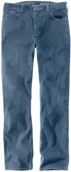 Image of Carhartt Rugged Flex Straight Tapered Jeans, blue, Size 36, blue, Size 36