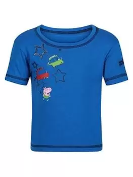 Image of Boys, Regatta Kids Peppa Pig Graphic T-Shirt - Blue Size 12-18 Months