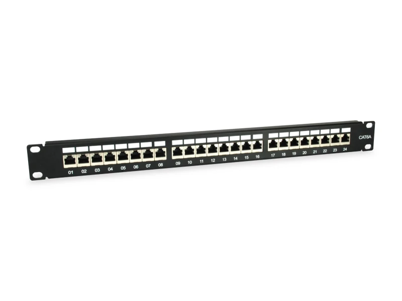 Image of Equip 24-Port Cat.6A Shielded Patch Panel