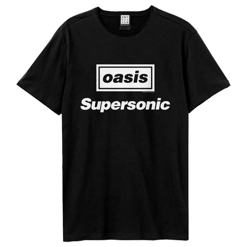 Image of Amplified Amplified Men Supersonic Oasis Loose Fit T-Shirt in Black Size: X-Small Black XS Male 5063652599587