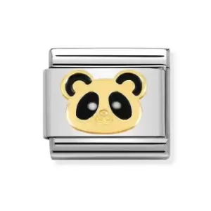 Image of Nomination Classic Gold Panda Charm
