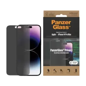 Image of PanzerGlass Privacy Screen Protector Apple iPhone 14 Pro Max |...