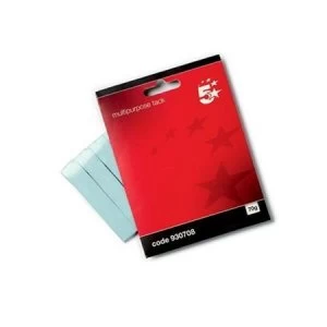Image of 5 Star Office Multipurpose Tack Adhesive Re-usable Non-toxic 70g Blue Pack 12