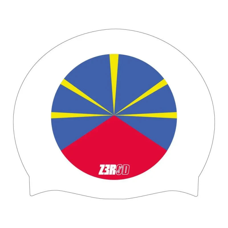 Image of Bathing cap Z3R0D Blason La Reunion Bleu Unisex TU