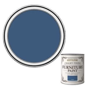 Image of Rust-Oleum Cobalt Flat matt Furniture Paint 0.75L