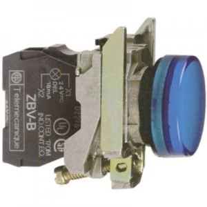 Image of Schneider Electric XB4BVB6 Indicator light Blue 24 V DC, 24 V AC