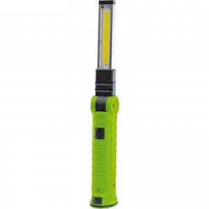 Image of Draper 3W Cob LED Rechargeable Slimline Inspection Lamp 240 lumen Green