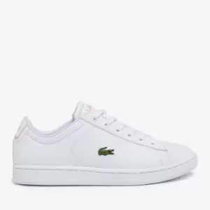 Image of Lacoste Junior Carnaby Evo Trainers - White - UK 2 Kids
