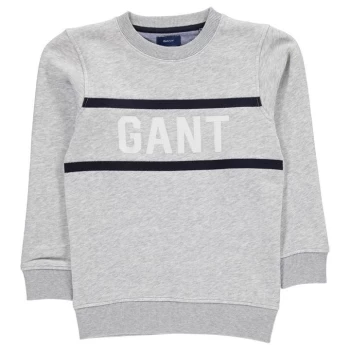 Image of Gant 3 Colour Sweatshirt - Grey