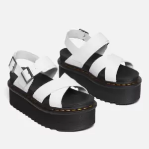 Image of Dr. Martens Womens Voss Ii Quad Sandals - White - UK 3
