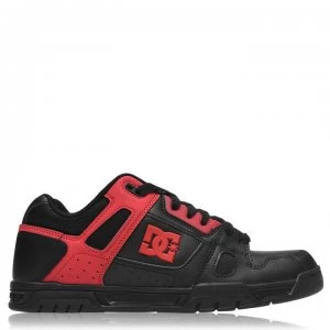Image of DC Stag Mens Trainers - Black/Red