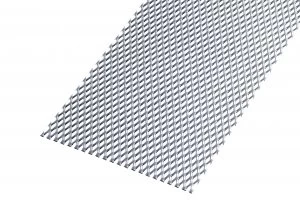 Image of Wickes Perforated Steel Stretched Metal Sheet 300 x 1000mm x 1.20mm