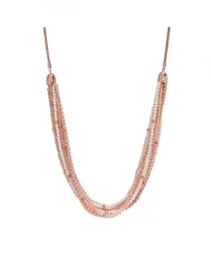 Image of Mood Rose Pink Pearl Beaded Necklace