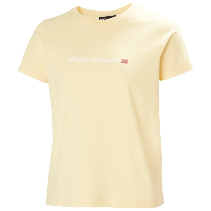 Image of Helly Hansen Womens T-Shirt Helly Hansen Core Graphic 2.0 Jaune Female L