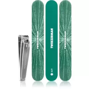 Image of Tweezerman Ready To Celebrate Emerald Shimmer manicure set