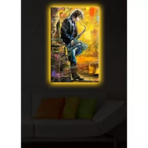 Image of 4570DACT-25 Multicolor Decorative LED Lighted Canvas Painting