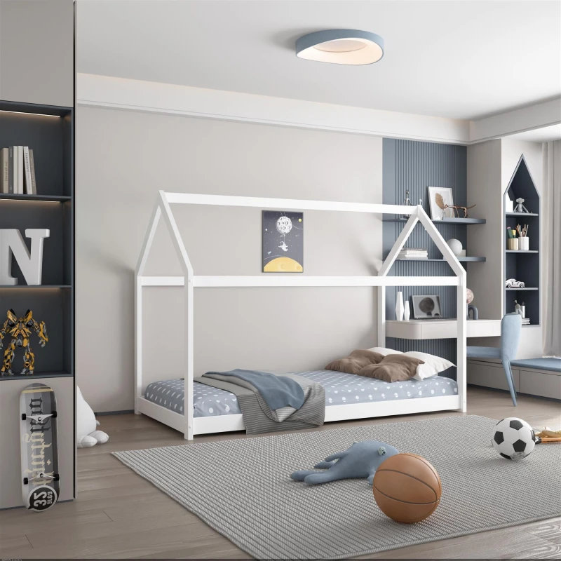 Image of KOSY KOALA KOSY KOALA Bunk Bed Kids White 3ft Single Pine Wooden Children Bedroom Furniture White One Size Unisex 5060711586700