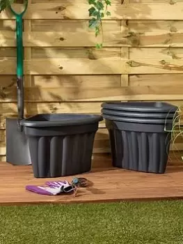 Image of Wham Set Of 4 Vista 40Cm Corner Planter