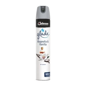 Image of Glade Magnolia and Vanilla Aerosol Spray 500ml 662390