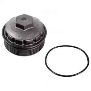 Image of Oil Filter Cap Cover housing 39698 by Febi Bilstein