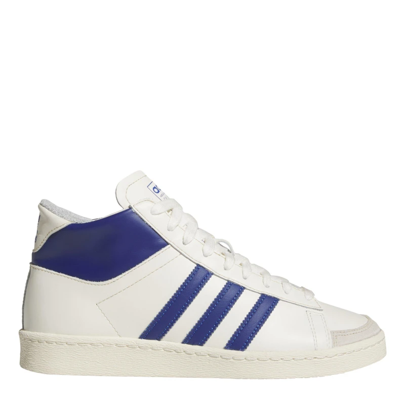 Image of adidas Kids Jabbar Hi Basketball Trainers White male 3 (35.5)
