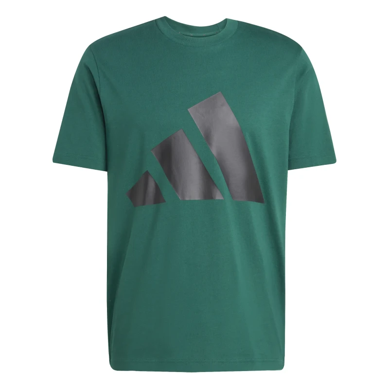 Image of Adidas SPORTSWEAR Essentials T-Shirt with Large Logo Green Men S;L;M