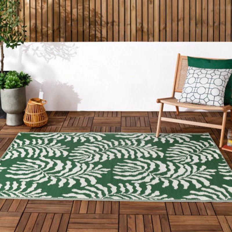 Image of Furn. Tocorico Recycled Outdoor Rug Green 120 X 180Cm, Green 5.03E+12