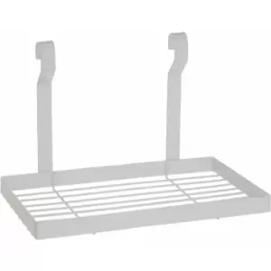Image of Sorello White Iron Single Shelf Storage Rack - Premier Housewares