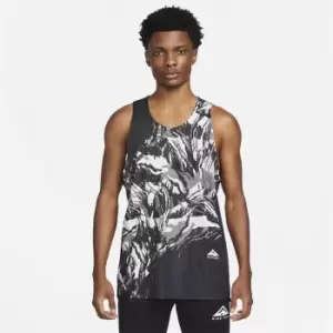 Image of Nike Dri-FIT Trail Rise 365 Running Tank Top Mens - Black