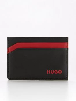 Image of Hugo Subway Leather Credit Card Holder - Black