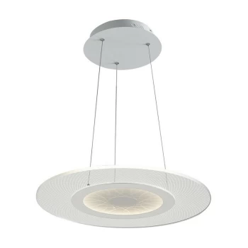 Image of Fan Europe Lighting - Fan Europe ETERNITY LED Pendant Ceiling Light White 2720lm 4000K 50x1cm