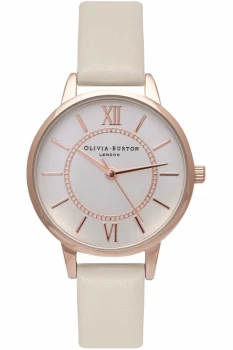 Image of Ladies Olivia Burton Wonderland Nude & Rose Gold Watch OB16WD65