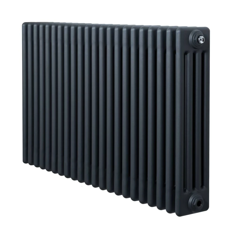 Image of Monstershop Traditional 4 Column Radiator - 600 x 1010mm - Anthracite Grey Grey Unisex