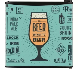 Image of Kuhla KTTF4BGB-1013 43L To Beer Slogan Mini Fridge