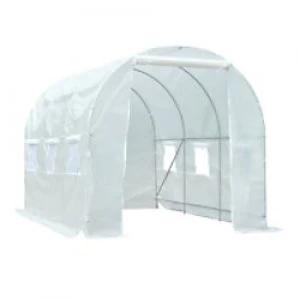 Image of OutSunny Greenhouse White Water proof Outdoors 1499mm x 390 mm x 130 mm