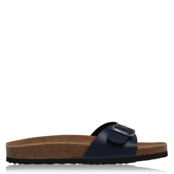 Image of Linea Cork Sliders - Navy