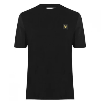 Image of Lyle and Scott Casual Nylon T-Shirt - Jet Black Z865