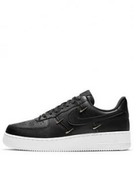 Image of Nike Air Force 1 07 Lx, Black/Gold, Size 8, Women