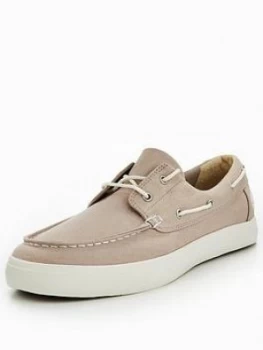 Image of Timberland Union Wharf 2 Eye Boat Shoe Beige Size 7 Men