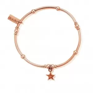 Image of ChloBo Rose Gold Mini Noodle Ball Star Bracelet RBMNB802