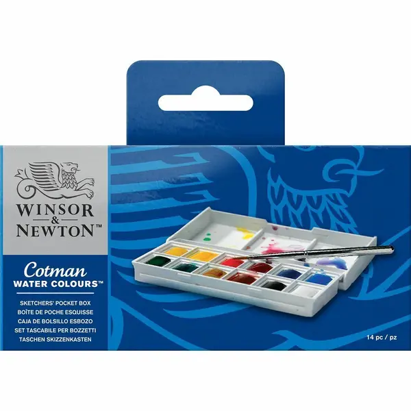 Image of Winsor and Newton Cotman Watercolour Sketchers Pocket Box