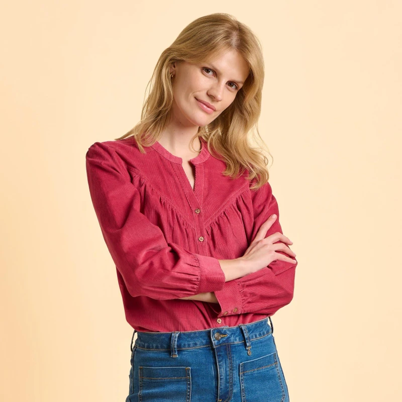 Image of Brakeburn Lindsay Blouse Blouses - Long Sleeve UK 18 Pink 33562606510